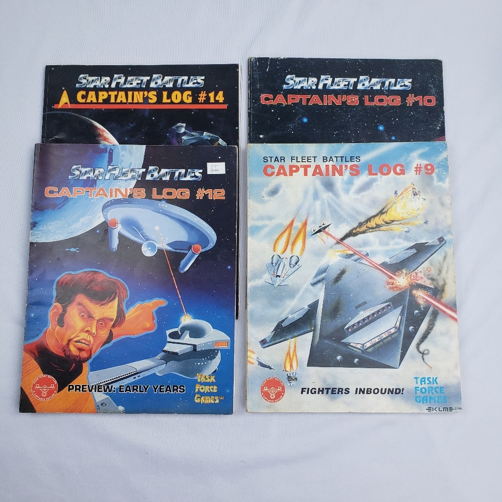 (4) Star Fleet Battle Captains Log Bundle